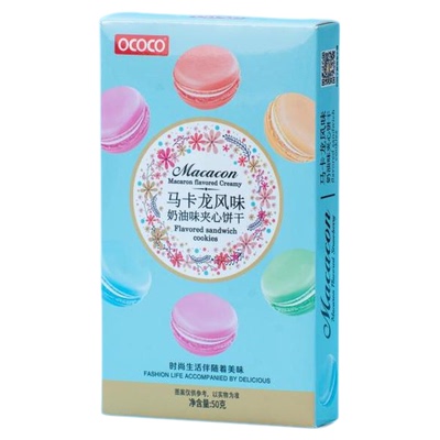 ococo马卡龙风味饼干多口味可选