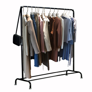 衣架子落地式晾衣架放收纳箱盒宿舍卧室收纳神器简约单杆式挂衣架