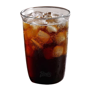Bincoo冰美式咖啡杯450ml高硼硅玻璃黑武士拿铁杯冷饮杯牛奶杯子