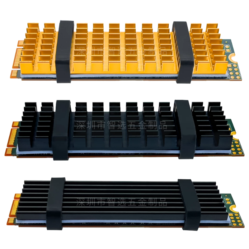 NVME NGFF M2 2280 固态硬盘SSDm2 散热马甲 M.2散热片 m.2散热器