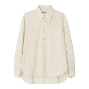 SOLSOL买手店  RECTO 设计师品牌24秋冬 可持续莱赛尔条纹衬衫