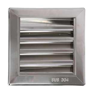 不锈钢百叶窗外墙防雨百叶通风口中央空调排气扇防风百叶进出风口