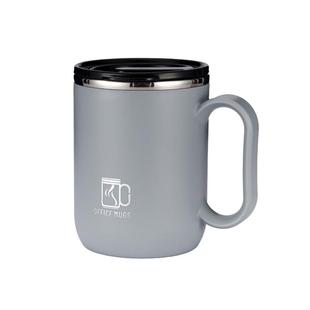 不锈钢马克杯子办公室带盖早餐杯茶水分离可定制logo杯子个人专用