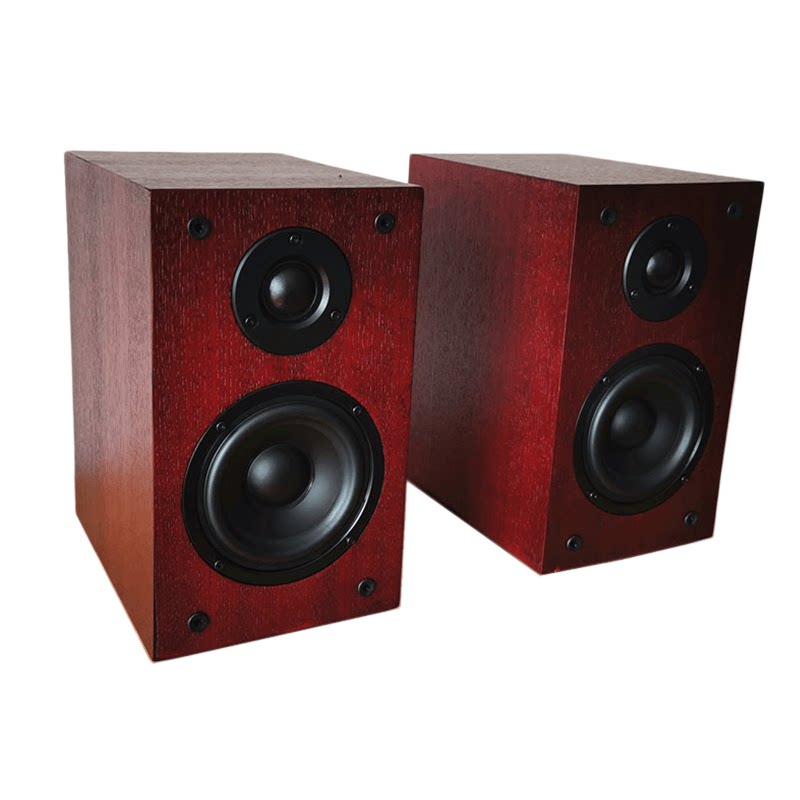 丽扬4寸无源木质HIFI对箱小音箱