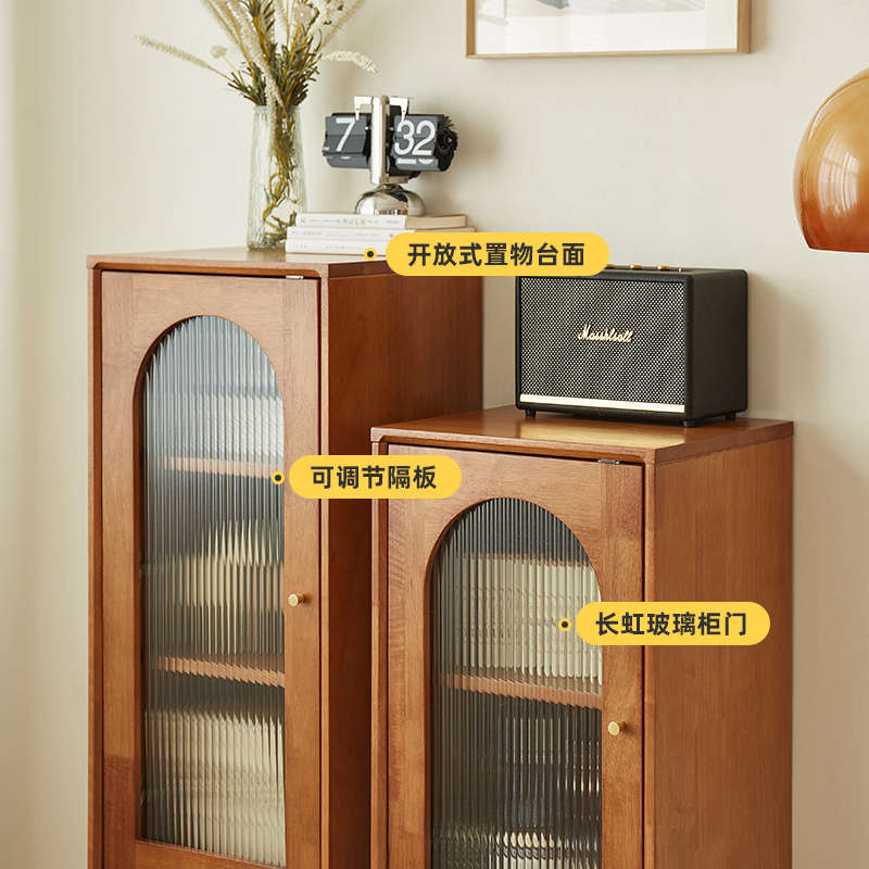 电视机边柜客厅立柜组合斗柜置物柜靠墙收纳柜储物简约展示柜窄柜