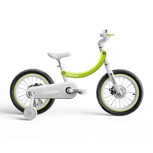 COOGHI酷骑香蕉自行车儿童3一6岁男女孩周岁礼物玩具脚踏车F4