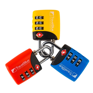 TravelBlue/蓝旅TSA密码锁拉杆行李箱海关锁TSA防盗认证旅行锁