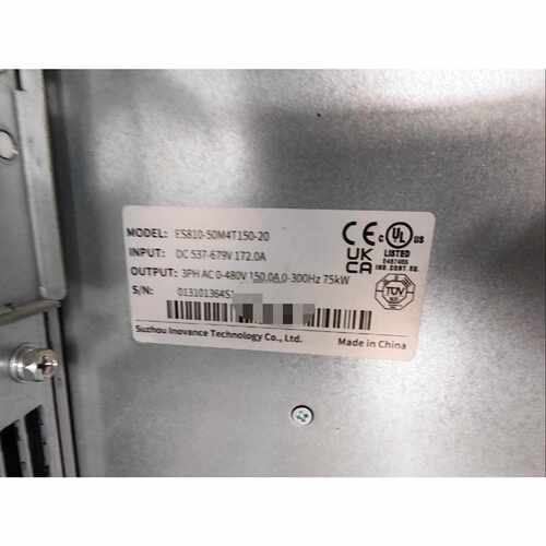 议价汇川变频器ES810-50M4T150-20