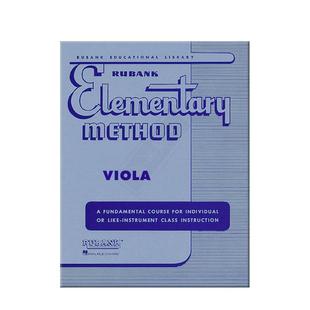 卢班可练习法初级中提琴教材 原版乐谱书 Rubank Elementary Method Viola HL04470140