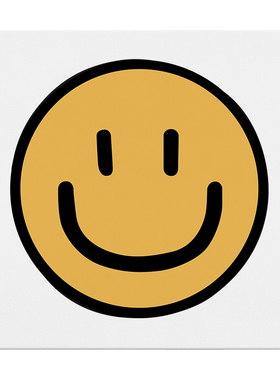 emoji表情个性风趣味客厅装饰画