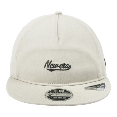 韩国代购NEWERA纽亦华复古皇冠RC950手写LOGO平沿可调节棒球帽白