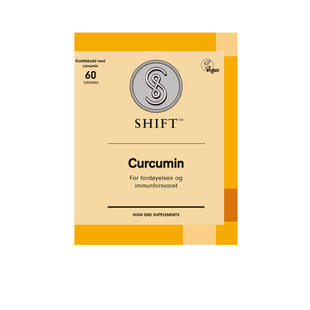 【自营】SHIFT挪威姜黄素胶囊粉片护关节熬夜非黑胡椒肠胃不适