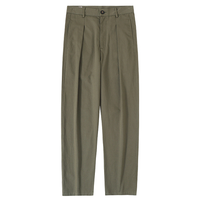 军旅基础款全棉哭喊中心长裤