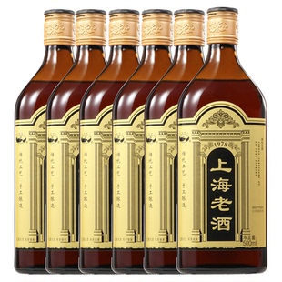 吴越稽山十年陈上海老酒 整箱装500mlx6瓶装 12度黄酒一级好花雕