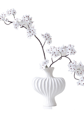 米子家居梨花绢花花枝