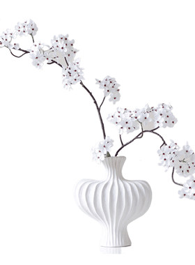 米子家居梨花绢花花枝