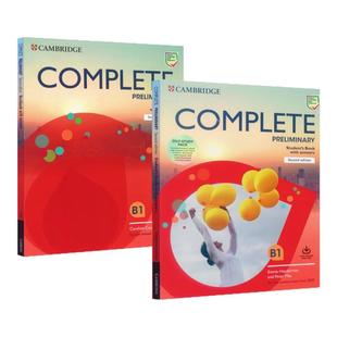 Complete教材 剑桥PET考试教材 Complete Preliminary Self Study Pack Complete PET考试备考学生书练习册 青少版2020考纲 教材