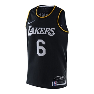 NBA官方正品Nike湖人队詹姆斯男子AU版球衣运动透气篮球服