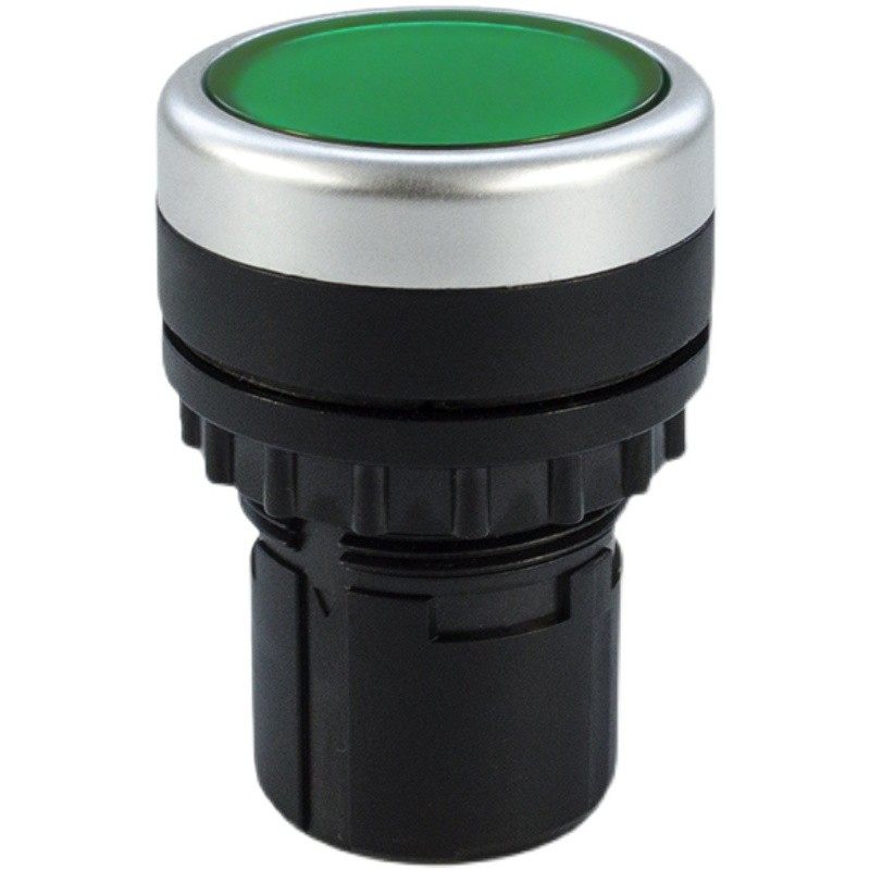 按钮开关LA38系列平钮自复位开孔22MM自锁旋钮急停蘑菇头灯座配件