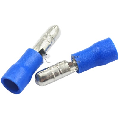 公母电线蓝色冷压端子