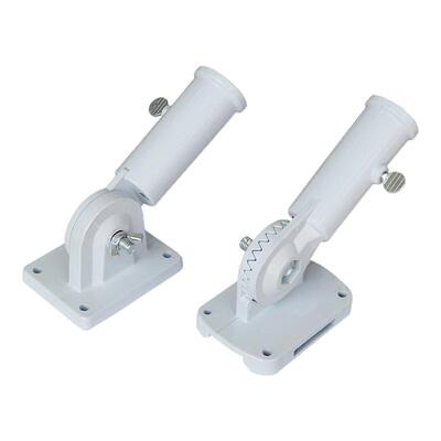 斜插墙面体不锈钢旗杆户外国旗固定杆底座壁挂红旗支架铝合金旗座