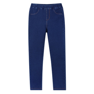 【商场同款】安奈儿童装女童牛仔裤子2024新款秋百搭长裤AG436613