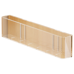 大容量马克笔收纳盒透明壁挂不占空间桌下笔筒儿童男孩女孩书桌美工区水彩画笔置物架笔桶办公室桌面文具笔盒