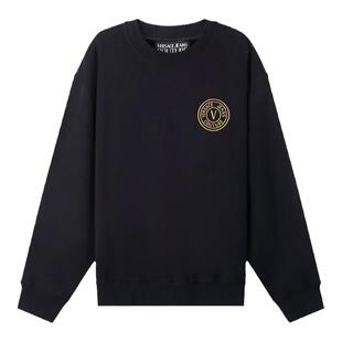 VJC范思哲 男士圆领长袖男装卫衣运动衫74GAIT07 CF01T