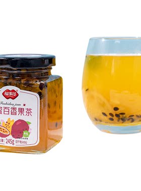 福事多蜂蜜柚子茶245g柠檬百香果蓝莓酱果酱茶冲饮小瓶装水果茶