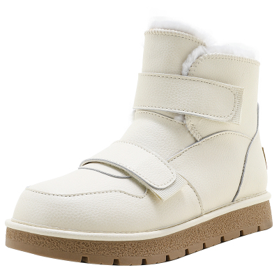 魔术贴洋气棉鞋厚底毛毛短靴