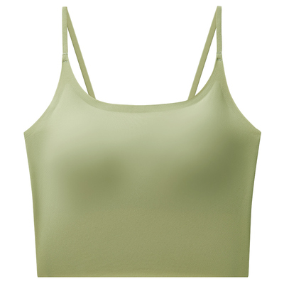 美背文胸一体吊带背心女