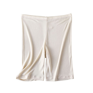 6A级100%桑蚕丝四分安全裤免穿内裤 加捻真丝防走光加裆打底裤女