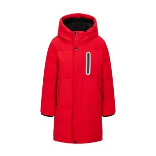 雪中飞kids童装儿童羽绒服新款男童洋气女童加厚保暖长款羽绒服冬
