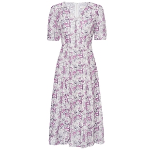 专柜正品马天奴女夏新款法式碎花连衣裙仙女温柔度假风连衣裙子