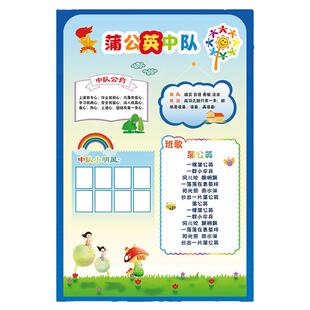 中队角布置墙贴纸班级文化墙新学期教室装饰少先队环创黑板报定制