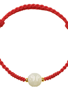 十二生肖马年本命年红绳手链