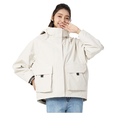 男女三合一加绒防水登山冲锋衣