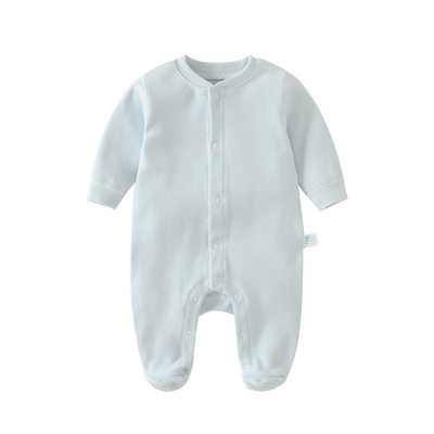 舒绒棉秋冬保暖长袖包脚连体衣