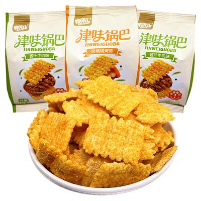 狗牙儿津味锅巴儿时年货零食特产
