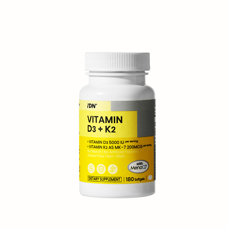 idn理想营养小金豆维生素D3K2 MK7型维生素k 高含量d3 5000IU胶囊