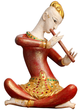 摆件玄关泰国木雕异丽东南亚风格