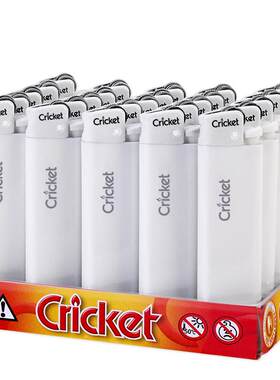 进口草蜢cricket正品新款一次性滑砂轮打火机diy贴纸定制做印字