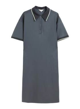 蒲牌设计感宽松休闲针织连衣裙