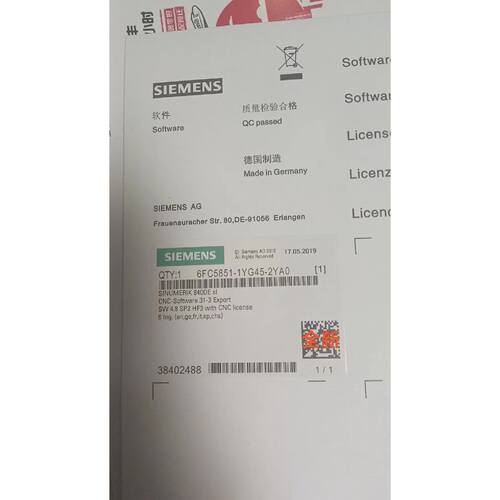 议价6FC58511YG44.7YA0全新程序CF卡维修