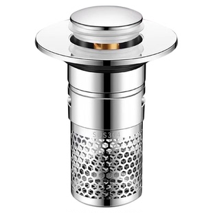 洗脸盆漏水塞洗漱台手盆过滤防臭弹跳芯下水器塞子面盆通用封口盖