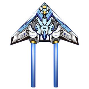 云中鸢潍坊风筝新款机甲战舰飞机儿童微风易飞网红大人大型专用