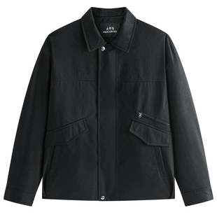 【商场同款】太平鸟男装 保暖夹棉外套男满身提花夹克B2BCG1110