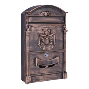 ins铁艺铝制小信箱室外挂墙装饰道具防雨防水邮筒信报箱欧式复古