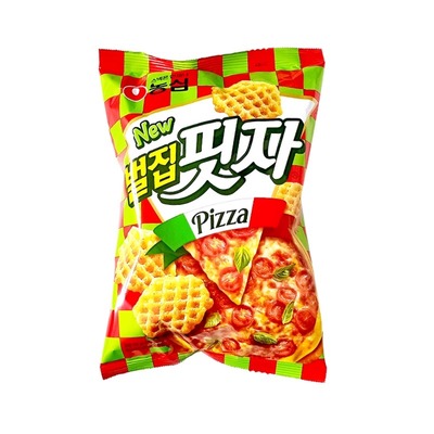 进口韩国披萨格脆农心膨化食品