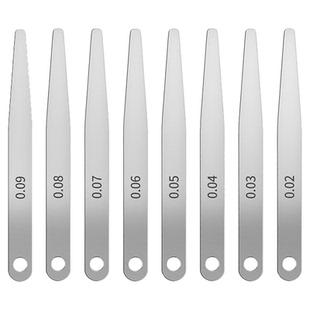 塞尺单片高精度气门间隙尺厚薄规长100mm弹簧钢单片塞尺0.01-1mm